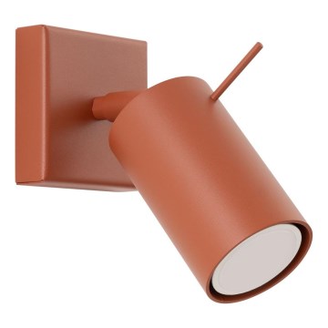 Vægspot RING 1xGU10/10W/230V rød