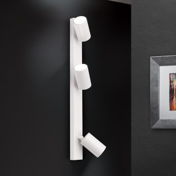 Vægspot SEAN 3xGU10/13W/230V hvid