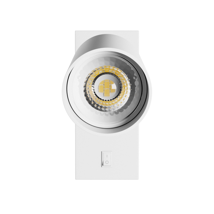 Vægspot SQUALLA VARIOSA 1xGU10/10W/230V hvid