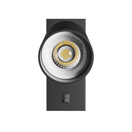 Vægspot SQUALLA VARIOSA 1xGU10/10W/230V sort