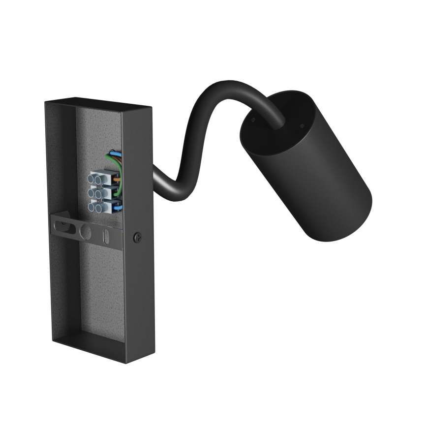 Vægspot SQUALLA VARIOSA 1xGU10/10W/230V sort