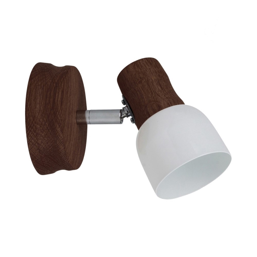 Vægspot SVANTJE 1xE14/40W/230V bøg