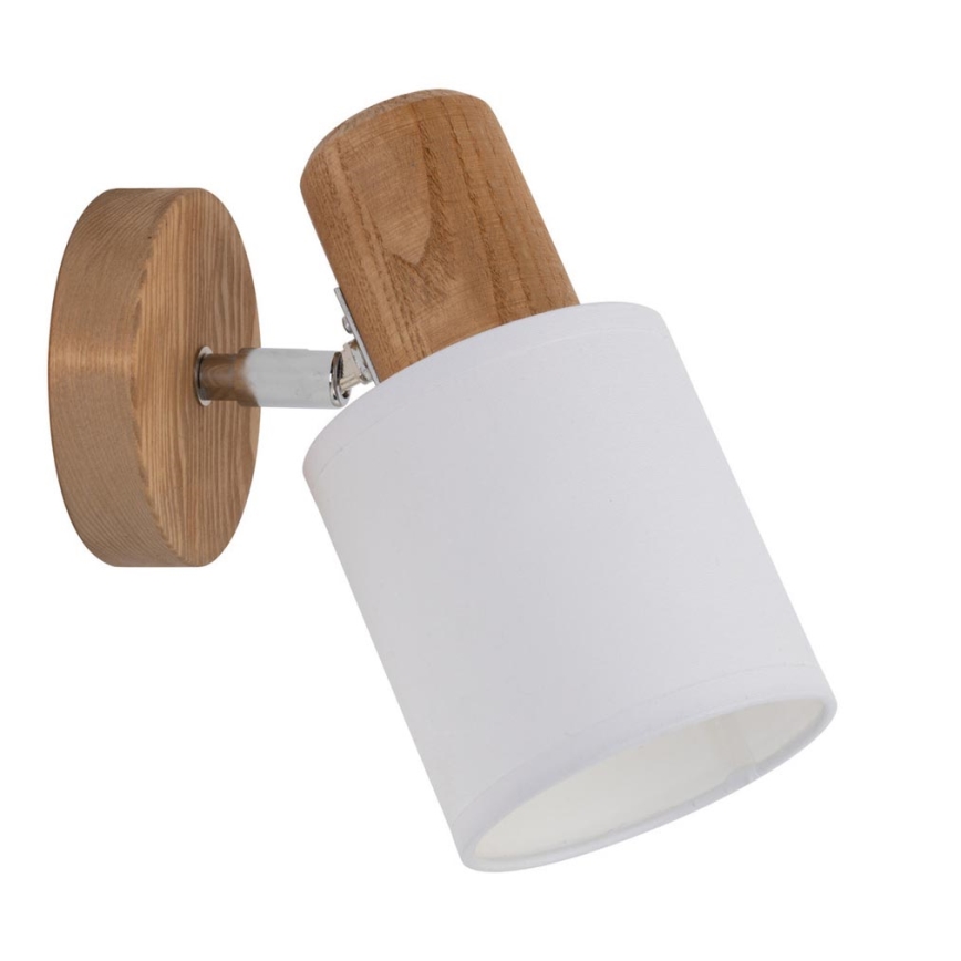 Vægspot TRENDY 1xE27/15W/230V fyrretræ