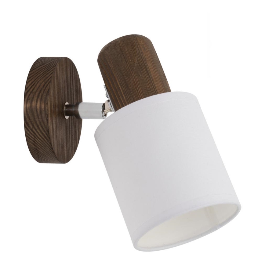 Vægspot TRENDY 1xE27/15W/230V fyrretræ
