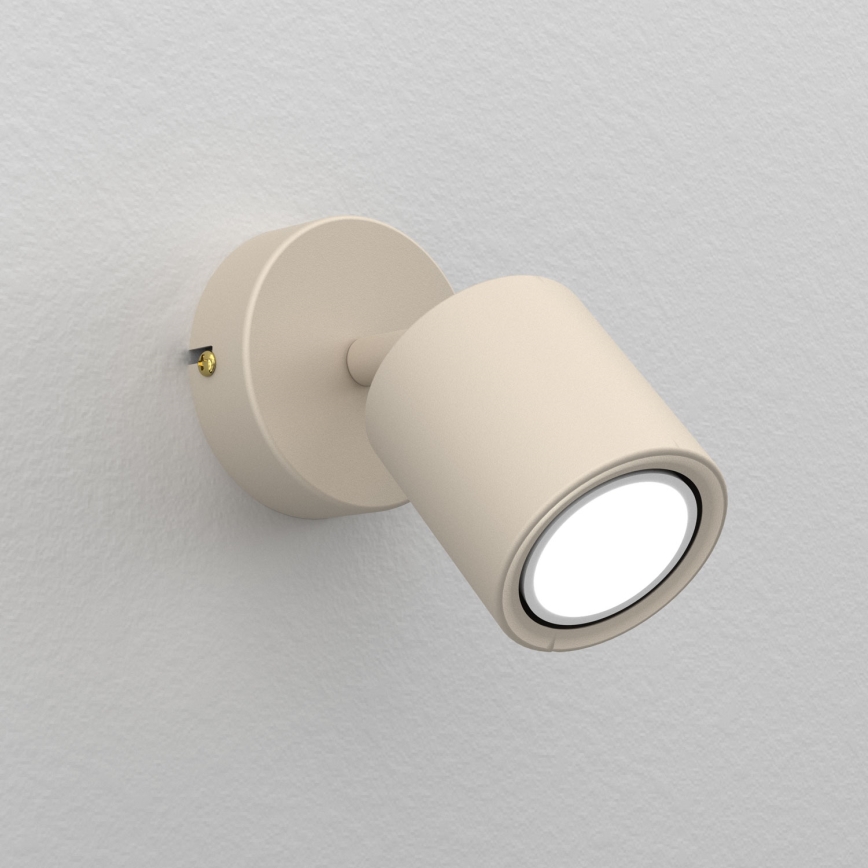 Vægspotlampe DEMIA 1xGU10/8W/230V beige