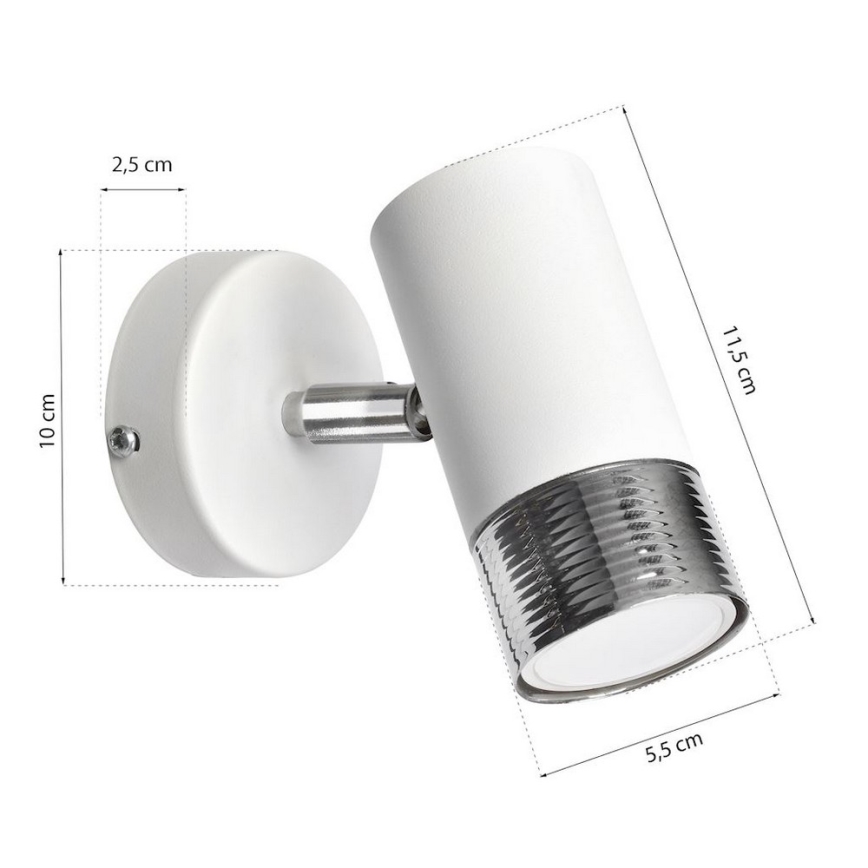 Vægspots DANI 1xGU10/8W/230V