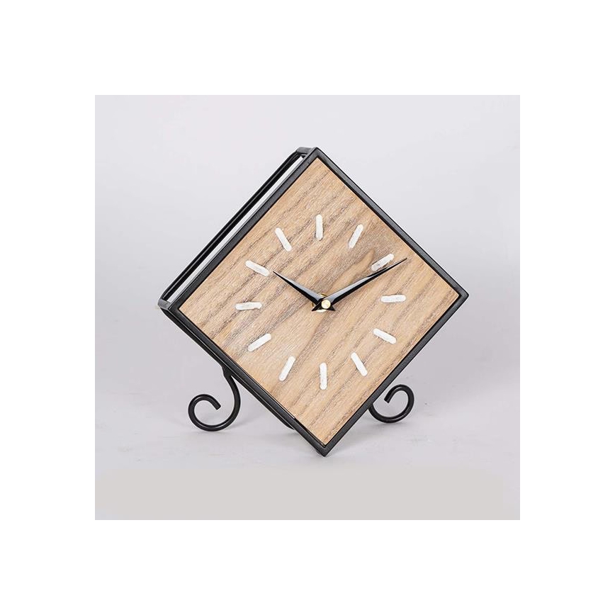 Vægur 1 x AA-batteri beige/sort
