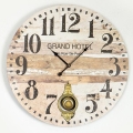 Vægur 1xAA diameter 58,2 cm beige