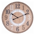 Vægur 1xAA Ø 60 cm beige