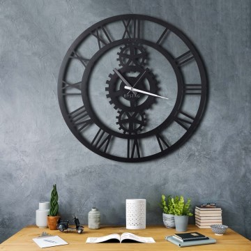 Vægur diameter 70 cm 1xAA sort