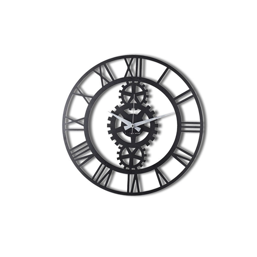 Vægur diameter 70 cm 1xAA sort