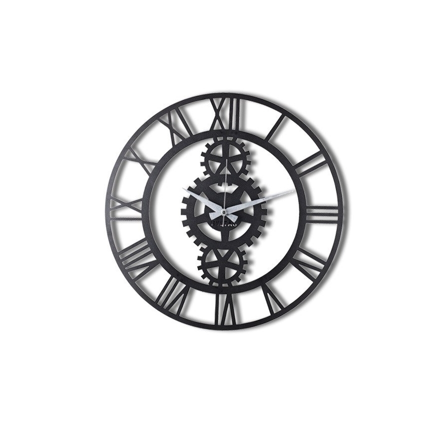 Vægur diameter 70 cm 1xAA sort