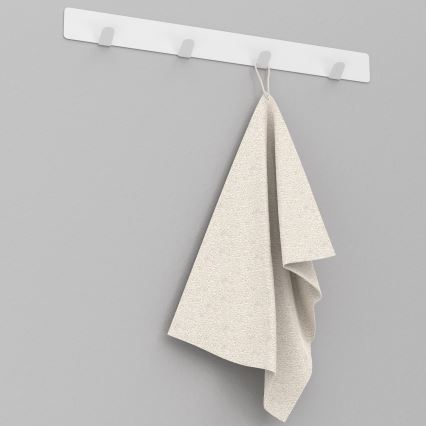 Wall towel holder 40 cm hvid