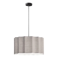 WAVY pendel på ledning 1xE27/14W/230V grå