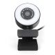 Webcam 2K med dæmpbart LED-lys