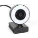 Webcam 2K med dæmpbart LED-lys