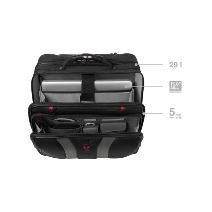 Wenger - Kuffert med hjul 29 l + Laptoptaske 15,6" Granada sort