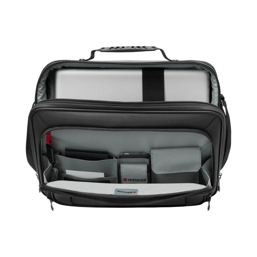 Wenger - Laptoptaske 10 l 15,6 med tablet-lomme 10 Insight sort