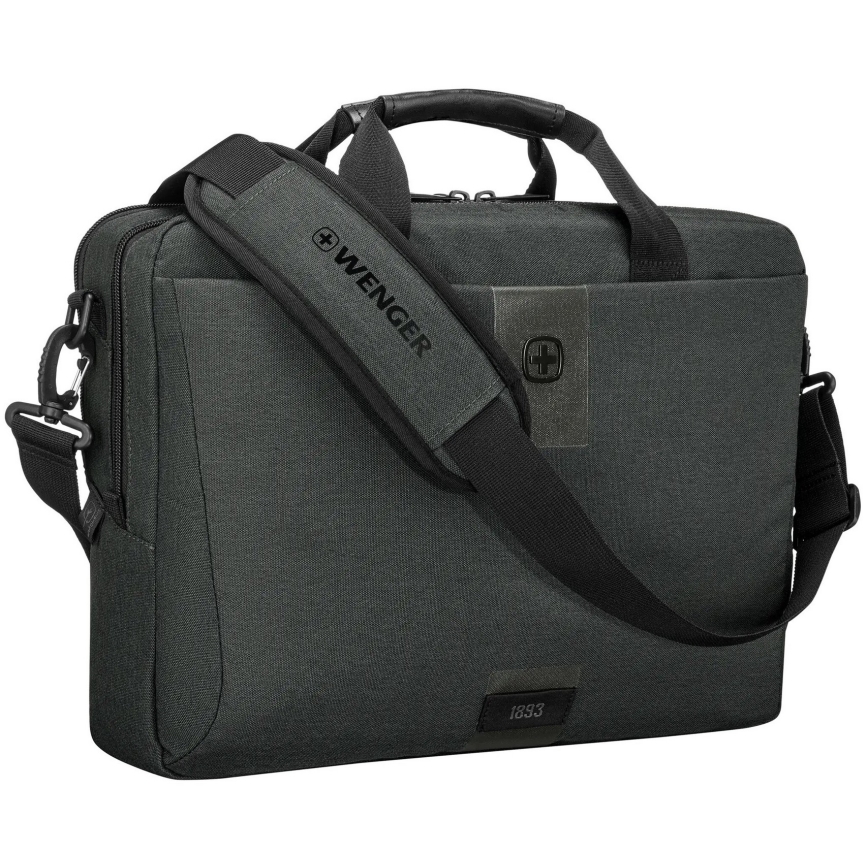 Wenger - Laptoptaske 15 l 16" med tablet-lomme 10" MX ECO Brief grå