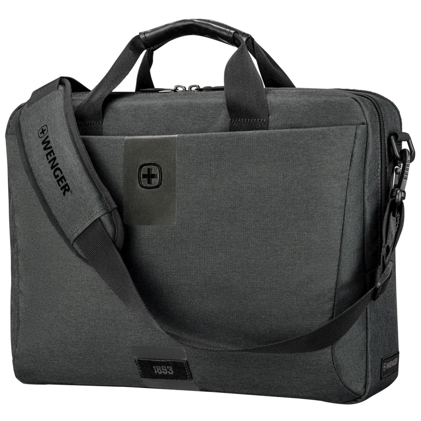 Wenger - Laptoptaske 15 l 16" med tablet-lomme 10" MX ECO Brief grå
