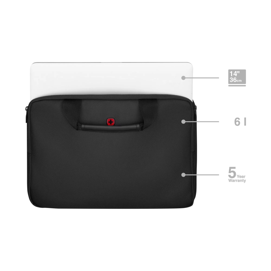 Wenger - Laptoptaske 6 l 14" Guyde sort