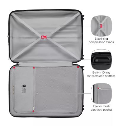 Wenger - Rejsekuffert på hjul 93 l Prymo sort