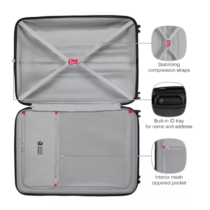 Wenger - Rejsekuffert på hjul 93 l Prymo sort