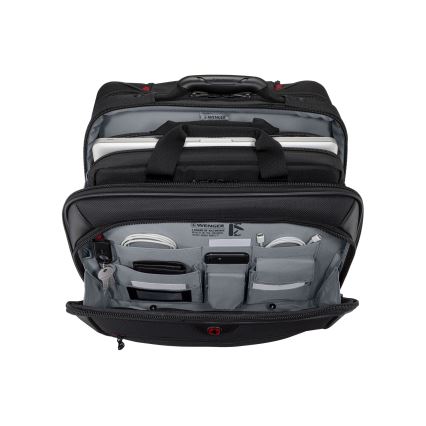 Wenger - Rejsetaske på hjul 23 l 17" + Laptoptaske 15,4" Potomac sort