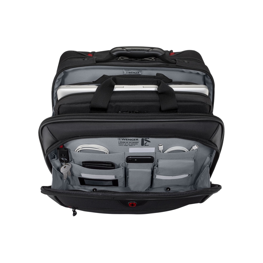 Wenger - Rejsetaske på hjul 23 l 17" + Laptoptaske 15,4" Potomac sort