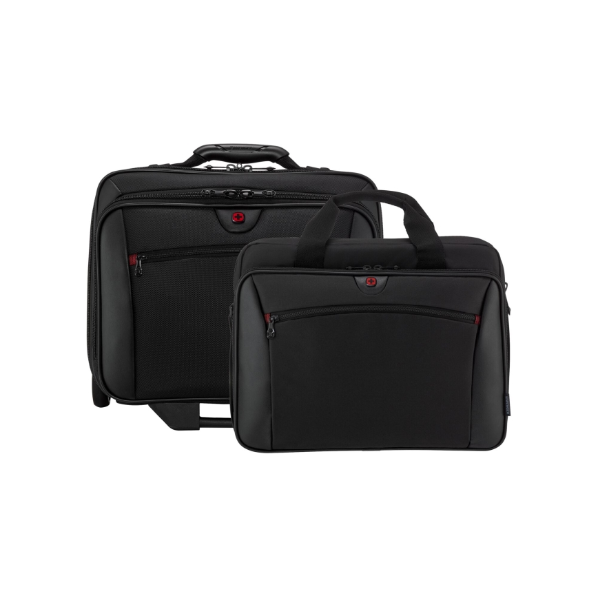 Wenger - Rejsetaske på hjul 23 l 17" + Laptoptaske 15,4" Potomac sort