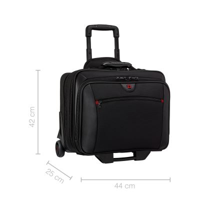 Wenger - Rejsetaske på hjul 23 l 17" + Laptoptaske 15,4" Potomac sort