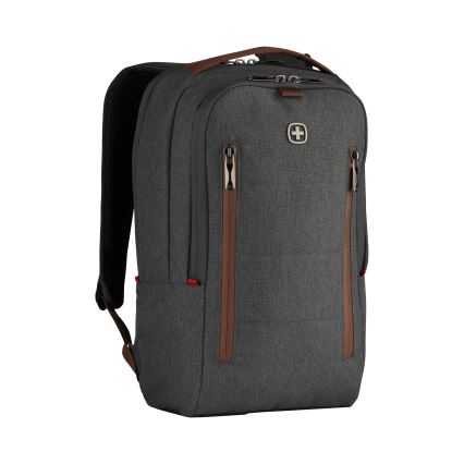 Wenger - Rygsæk til laptop 15 l 16" med tablet-lomme 12" + crossbody bag By Upgrade 02.01.2001 grå