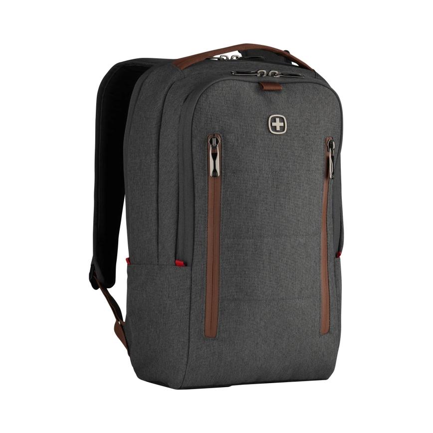Wenger - Rygsæk til laptop 15 l 16" med tablet-lomme 12" + crossbody bag By Upgrade 02.01.2001 grå