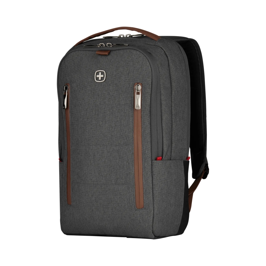 Wenger - Rygsæk til laptop 15 l 16" med tablet-lomme 12" + crossbody bag By Upgrade 02.01.2001 grå