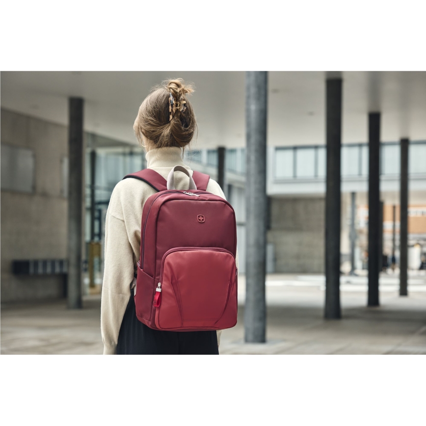 Wenger - Rygsæk til laptop 20 l 15,6" med tablet-lomme 10" Bevægelse rød