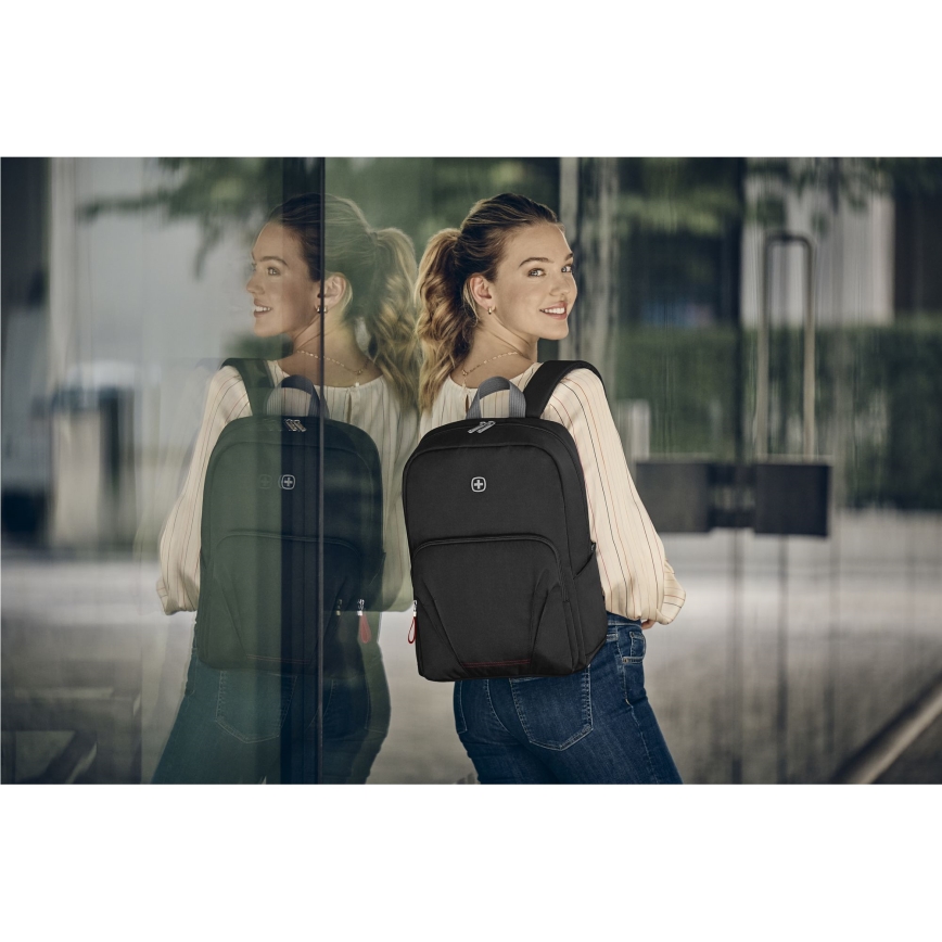 Wenger - Rygsæk til laptop 20 l 15,6" med tablet-lomme 10" Bevægelse sort
