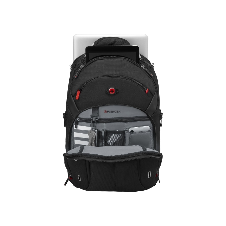 Wenger - Rygsæk til laptop 20 l 15" med tablet-lomme 10" Gigabyte sort
