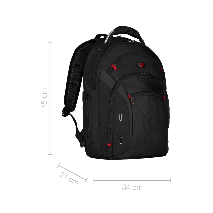Wenger - Rygsæk til laptop 20 l 15" med tablet-lomme 10" Gigabyte sort