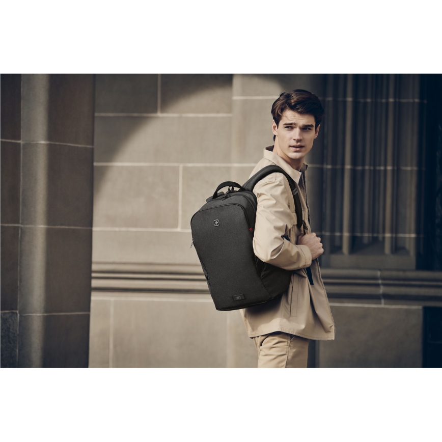 Wenger - Rygsæk til laptop 21 l 16" med tablet-lomme 10" MX Belysning sort