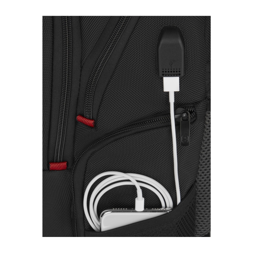 Wenger - Rygsæk til laptop 25 l 16" med tablet-lomme 10" Pegasus Deluxe sort