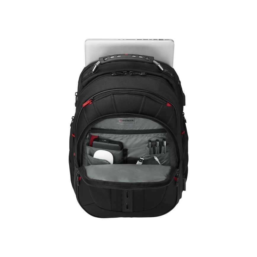 Wenger - Rygsæk til laptop 25 l 16" med tablet-lomme 10" Pegasus Deluxe sort