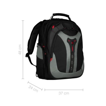 Wenger - Rygsæk til laptop 25 l 17" med tablet-lomme 12" Pegasus sort/grå