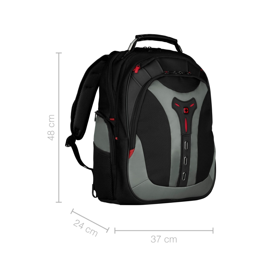 Wenger - Rygsæk til laptop 25 l 17" med tablet-lomme 12" Pegasus sort/grå
