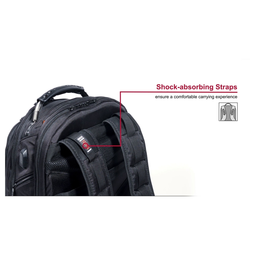 Wenger - Rygsæk til laptop 26 l 17" med tablet-lomme 10" Ibex Ballistic Deluxe