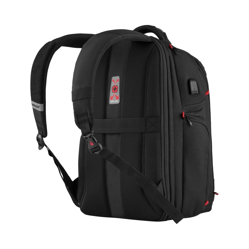 Wenger - Rygsæk til laptop 29 l 17,3'' med tablet-lomme 12 Multimedieafspiller One sort