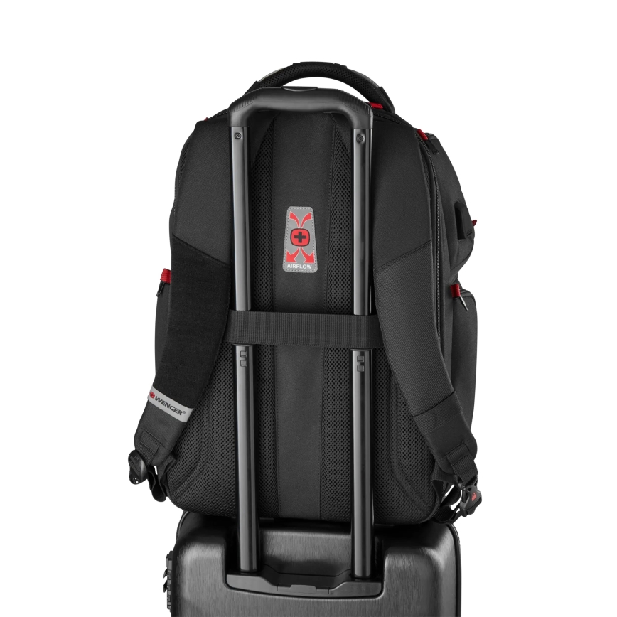 Wenger - Rygsæk til laptop 29 l 17,3'' med tablet-lomme 12 Multimedieafspiller One sort
