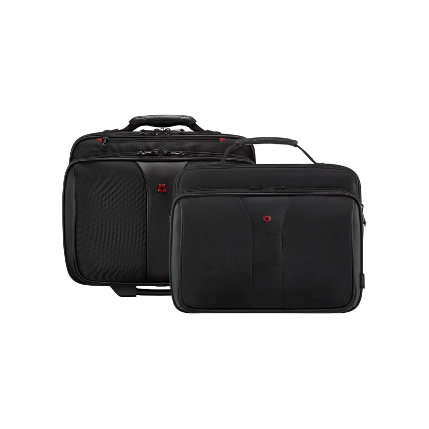 Wenger - Travel suitcase on hjul 25 l 17" + Laptoptaske 15,6" Patriot sort