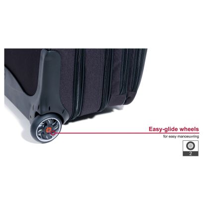 Wenger - Travel suitcase on hjul 25 l 17" + Laptoptaske 15,6" Patriot sort