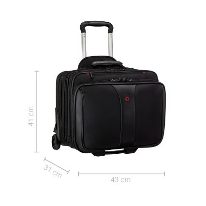 Wenger - Travel suitcase on hjul 25 l 17" + Laptoptaske 15,6" Patriot sort