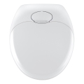 WENKO 110003100-WC toiletsæde, 35,5 x 38 cm, hvid